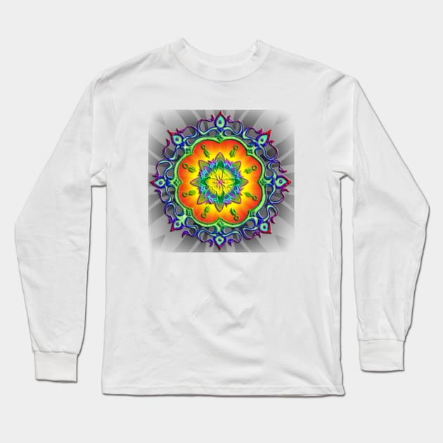 mandala trip Long Sleeve T-Shirt by benjaminfaucher7